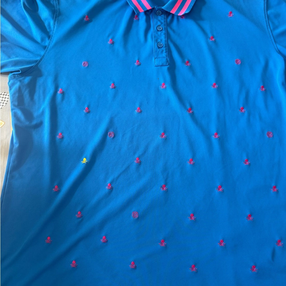 G/FORE Golf Polo Vibrant Blue Polo